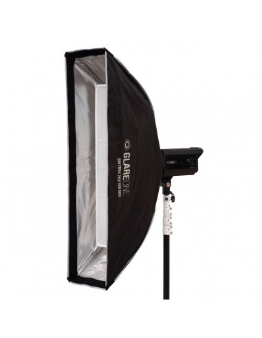 GlareOne Softbox 25x100 PRO - zestaw z gridem