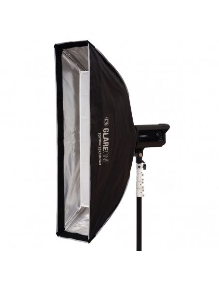 GlareOne Softbox 25x100 PRO - zestaw z gridem