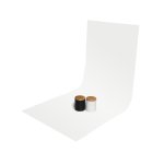 GlareOne tło PVC 60x130cm - białe