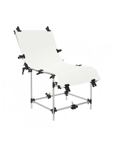 GlareOne PVC Background 60x130cm - white, mirrored