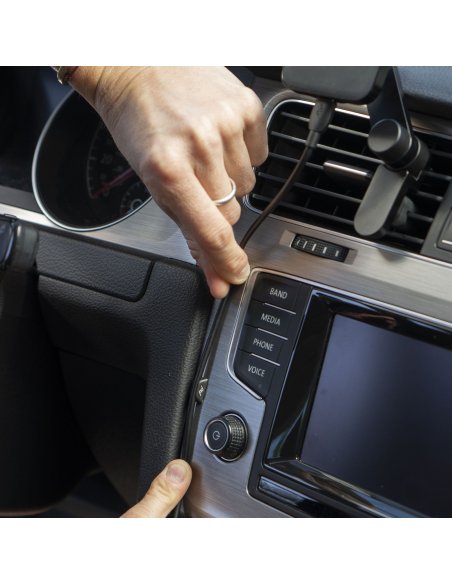 Peak Design Mobile Car Mount Vent Charging - Magnetyczny Uchwyt Samochodowy Do Telefonu Na Kratkę z Bezp. Ładowarką - Czarny