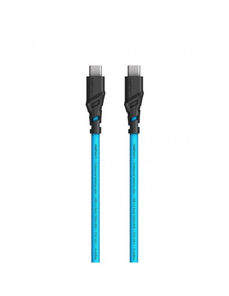 Mathorn tethering cable MTC-510 5m 10Gbps 60W USB A-C90 ArcticBlue