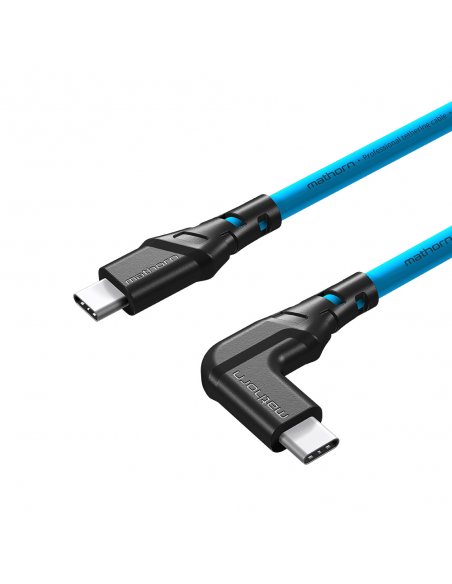 Mathorn tethering cable MTC-511 5m 10Gbps 60W USB C-C90 ArcticBlue