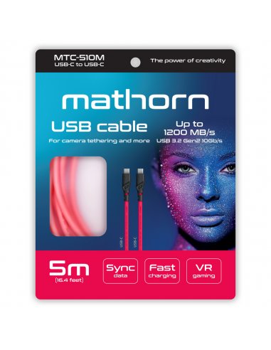 Kabel fotograficzny Mathorn MTC-510M 5m 10Gbps...