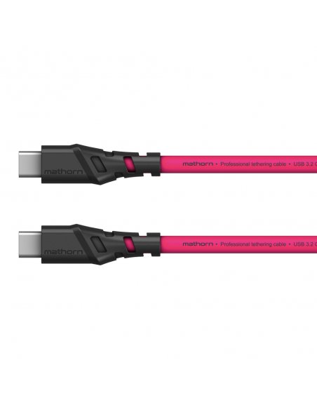 Mathorn tethering cable MTC-510M 5m 10Gbps 60W USB A-C90 Magenta