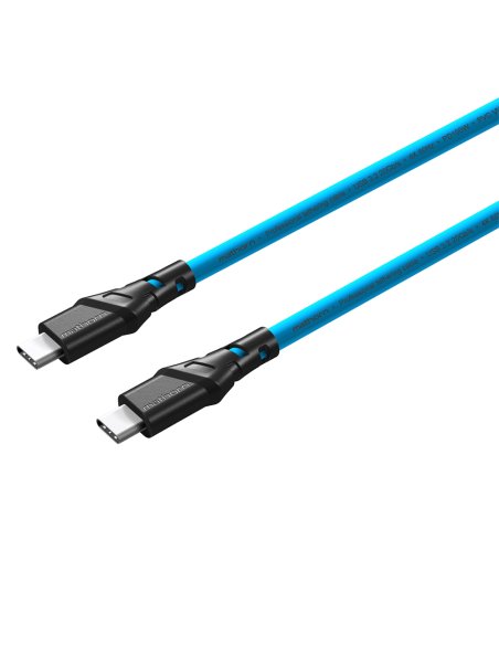Mathorn tethering cable MTC-210 2m 20Gbps 4K 60Hz 100W USB C-C ArcticBlue