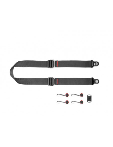 Pasek na szyję lub ramię SLIDE LITE BLACK v3 czarny do lekkich aparatów